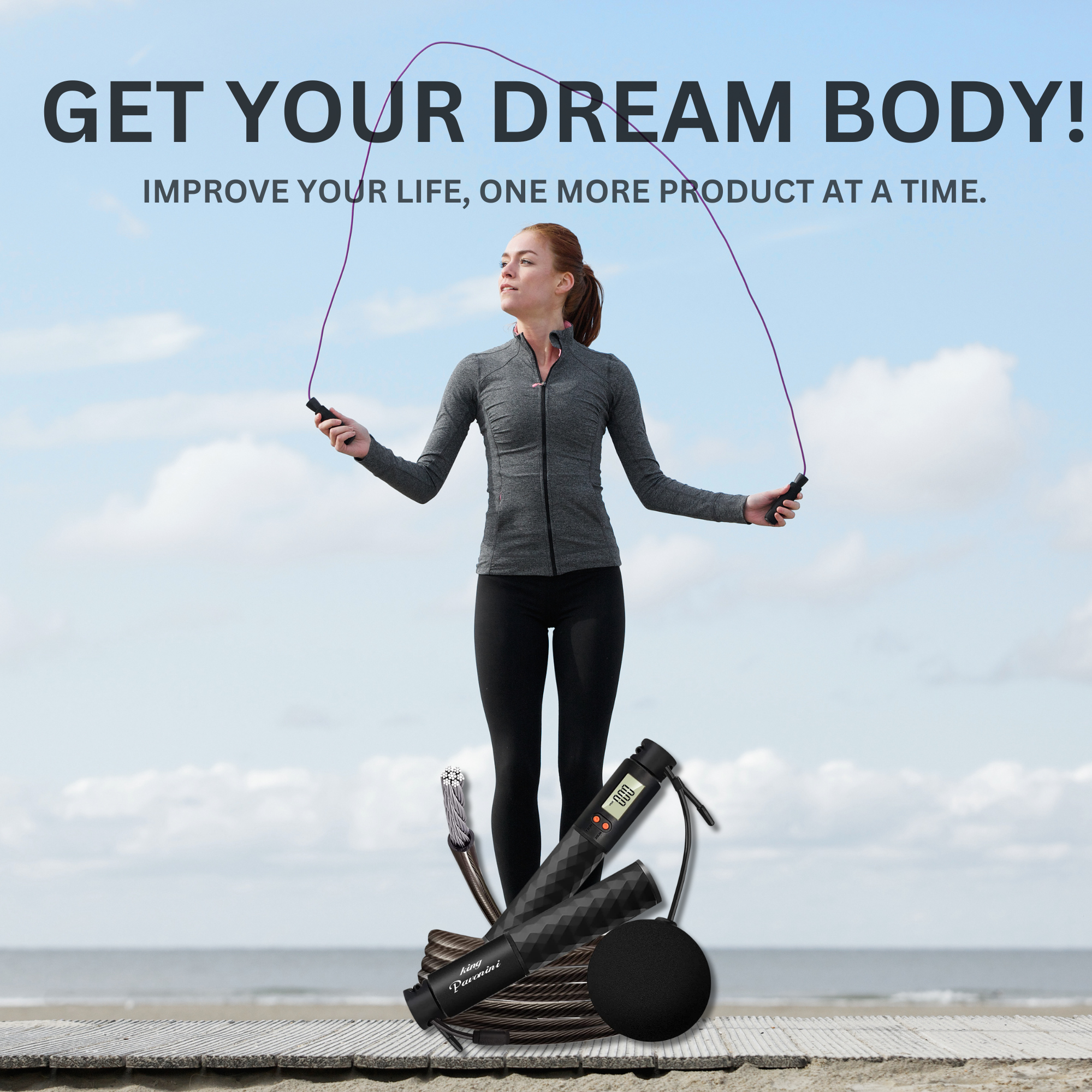 Luxowell™  Digital Counting Weighted Jump Rope